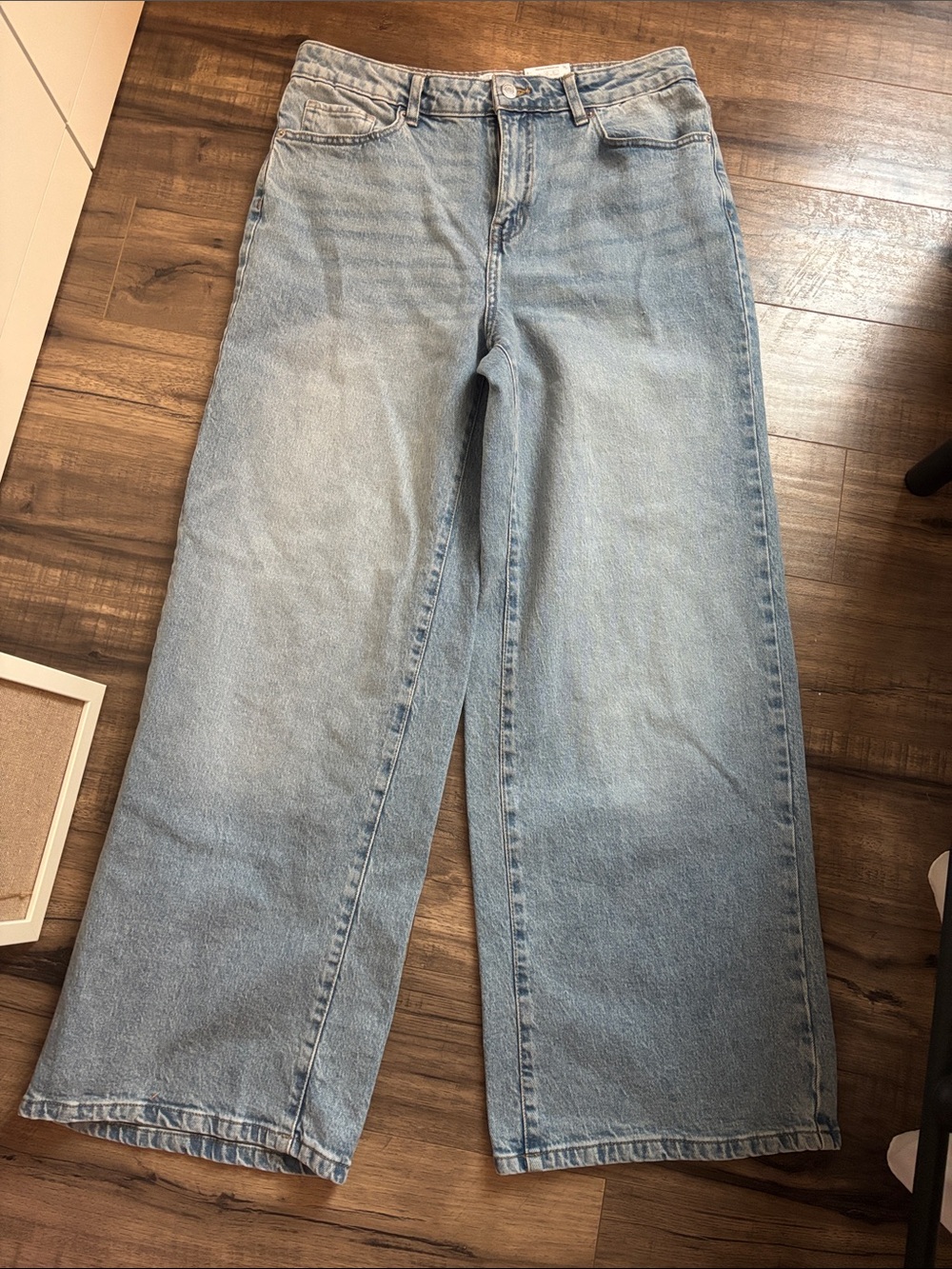 Time and Tru Light Blue Wide Leg Jeans
